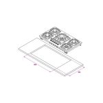 گاز رومیزی کن مدل IS 9502 - تصویر 4