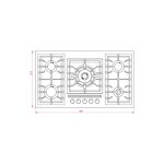 گاز رومیزی کن مدل IS 9505 - تصویر 4