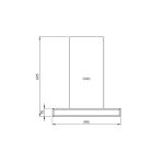 هود T شکل کن مدل G1470 مشکی - تصویر 2