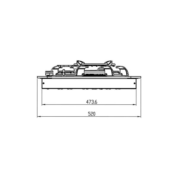 گاز رومیزی کن مدل PARDYC-R - تصویر 4