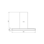 هود T شکل کن مدل G1470 مشکی - تصویر 4