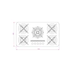 گاز رومیزی کن مدل IG503 - تصویر 2