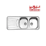 سینک ظرف شویی استیل البرز تو کار مدل 725
