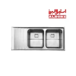 سینک ظرف شویی استیل البرز تو کار مدل 734