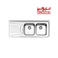 سینک-ظرف-شویی-استیل-البرز-رو-کارجدید-مدل-725