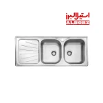 سینک ظرف شویی استیل البرز مدل 214