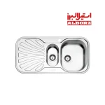 سینک ظرف شویی استیل البرز مدل 214
