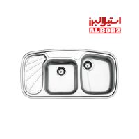 سینک ظرف شویی استیل البرز مدل 611