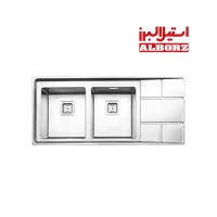 سینک ظرف شویی استیل البرز مدل 950