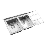 سینک ظرف شویی استیل البرز مدل 950 - تصویر 4
