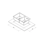 سینک ظرف شویی کن مدل BCN204 - تصویر 3